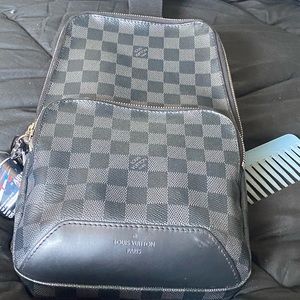 LV men's sling bag
